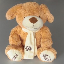 Peluche Chien avec échappe Taille 30 cm