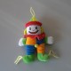 Peluche doudou clown Taille 19 cm