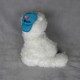 Peluche ours blanc WICK Taille 33 cm