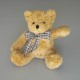 Peluche Ours avec cravate ecossaise Taille 21 cm