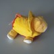Peluche doudou chat jaune IKEA Taille 20 cm