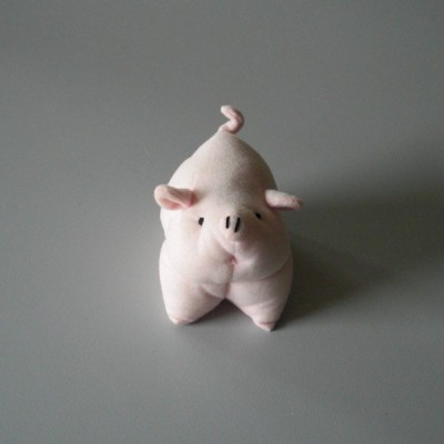 peluche cochon rose