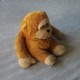 Peluche Singe assis Taille 35 cm