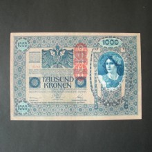 Billet de banque : 1000 Kronen AUTRICHE Serie 1936