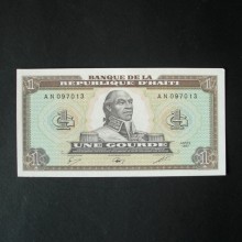 Billet de banque : 1 Gourde HAITI 1987 - NEUF