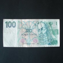 Billet de banque : 100 Korun TCHECOSLOVAQUIE 1993