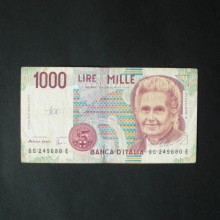 Billet de banque : 1000 Lires de L'ITALIE 1990