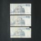 3 Billets de banque : 10000 Lires de L'ITALIE 1984