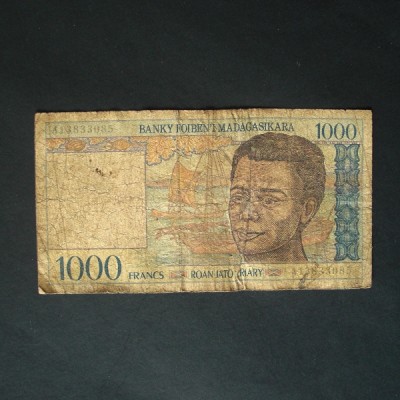 Billet de banque : 1000 Francs de MADAGASCAR 1994