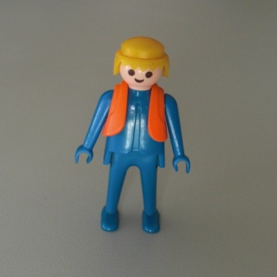 PLAYMOBIL Homme en Bleu de 1974 1ère série