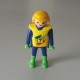 PLAYMOBIL Homme plastron Striker N° 7 Bleu de 1992