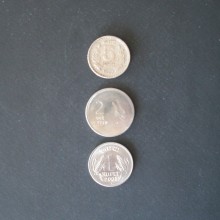3 pièces en Ruppée de l'INDE de 1997 à 2007