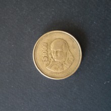 pièce 1.000 Pesos MEXIQUE de 1988