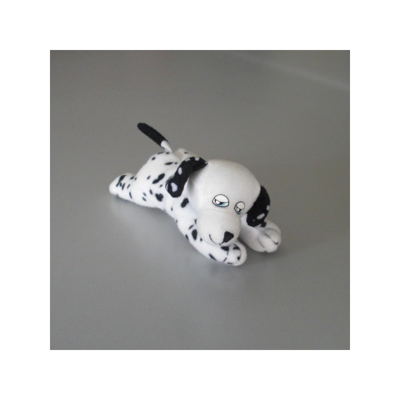 Peluche chien dalmatien couché 83 cm