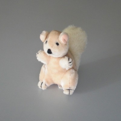 Peluche Écureuil beige MF Taille 10 cm