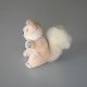 Peluche Écureuil beige MF Taille 10 cm