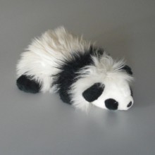 Peluche Panda couché blanc et noir Taille 34 cm