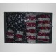 Tableau drapeau US titré STRONG de Sophie PETITPAS 65 x 100