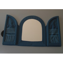 Miroir salle de bain textile bleu IKEA