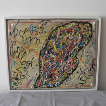 Tableau Ormare Jackson POLLOCK de Bruno DONZELLI 44x54 cm
