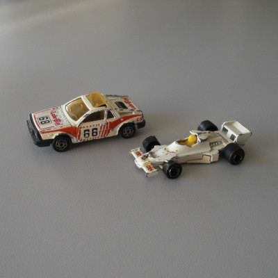 Une Shadow DN5 et une Lancia Montecarlo MAJORETTE 1:50