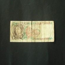 Billet de banque : 5000 Lires de L'ITALIE 1973