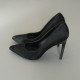 Escarpins en fourrure noir MANGO Taille 39