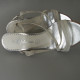 Sandales cuir blanc et argent JOHANN Taille 38