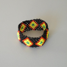 Bracelet en perle Rasta Afro Reggae * NEUF