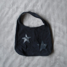 Sac à main marine avec étoiles