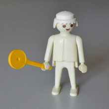 PLAYMOBIL Panneau de circulation jaune 30233750