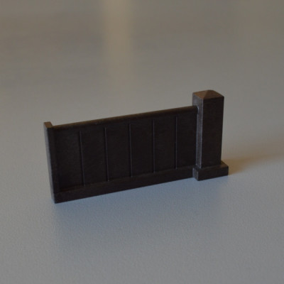 PLAYMOBIL Un muret d'écurie marron 30240732
