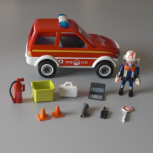 PLAYMOBIL Une voiture de pompier 4822