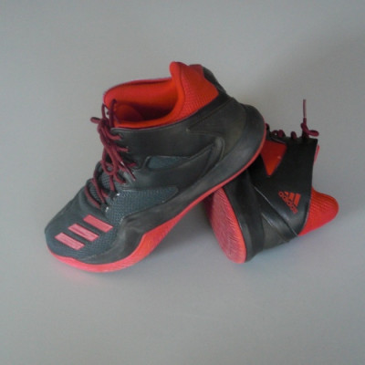 Baskets homme Noir et Rouge ADIDAS Taille 44