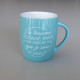 Mug céramique Turquoise Mr WONDERFUL * NEUVE