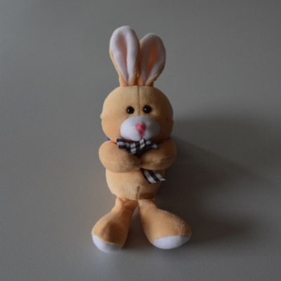 Peluche Lapin beige Taille 13 cm