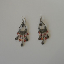 Boucles d'oreilles a perles