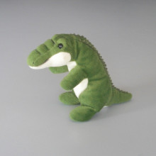 Peluche Crocodile vert et blanc Taille 14 cm