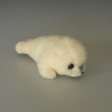 Peluche Bébé phoque blanc RUSS Taille 20 cm