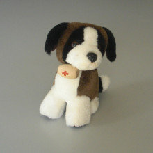 Peluche Chien Saint Bernard Taille 14 cm