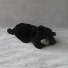 Peluche panthère noire couché Taille 50 cm