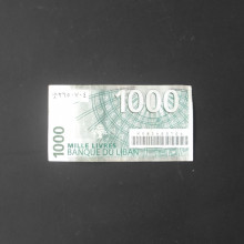 Billet de banque : 1.000 Livres LIBAN