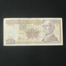 Billet de banque : 10 Pesos CUBA 2008