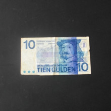 Billet de banque : 10 Gulden HOLLAND 1968