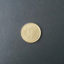 pièce de 5 Francs LUXEMBOURG 1989