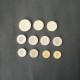 11 pièces en Franc SUISSE de 1969 à 2010