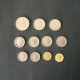 11 pièces en Franc SUISSE de 1969 à 2010