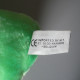 Peluche Ourson assis vert marron MT Taille 20 cm