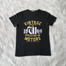T-shirt Noir VINTAGE MOTORS Taille S