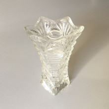 Petit vase en verre VINTAGE taille 17 cm